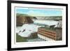 Great Falls, Volta Dam, Montana-null-Framed Premium Giclee Print