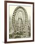 Great Ferris Wheel at Chicago-null-Framed Giclee Print