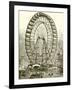 Great Ferris Wheel at Chicago-null-Framed Giclee Print