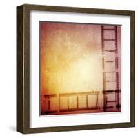 Great Film Strip for Textures and Backgrounds Frame-ilolab-Framed Art Print