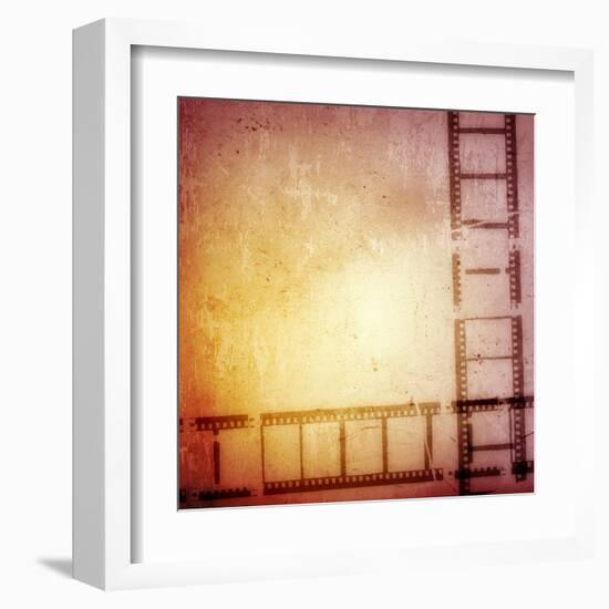 Great Film Strip for Textures and Backgrounds Frame-ilolab-Framed Art Print