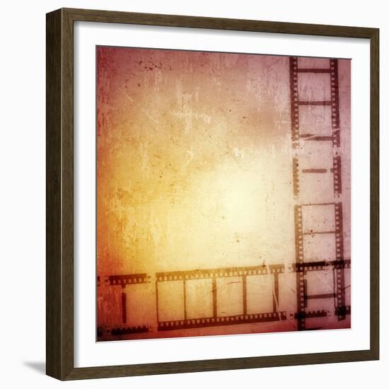 Great Film Strip for Textures and Backgrounds Frame-ilolab-Framed Premium Giclee Print