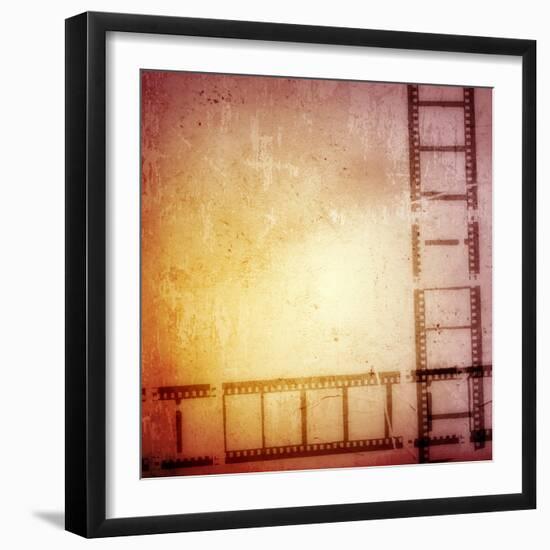 Great Film Strip for Textures and Backgrounds Frame-ilolab-Framed Art Print