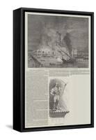 Great Fire at Constantinople-null-Framed Stretched Canvas