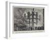 Great Fire at Messers Marris and Norton's Premises, Birmingham-null-Framed Giclee Print
