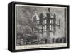 Great Fire at Messers Marris and Norton's Premises, Birmingham-null-Framed Stretched Canvas