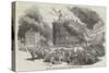 Great Fire at Montreal, Dalhousie-Square, Hay's House, Etc-null-Stretched Canvas