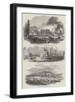 Great Fire at Montreal-null-Framed Giclee Print