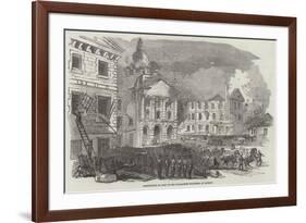 Great Fire at Quebec-null-Framed Giclee Print