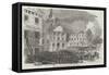 Great Fire at Quebec-null-Framed Stretched Canvas