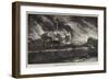 Great Fire in the Rossau Suburb of Vienna-null-Framed Giclee Print