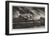 Great Fire in the Rossau Suburb of Vienna-null-Framed Giclee Print