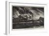 Great Fire in the Rossau Suburb of Vienna-null-Framed Giclee Print