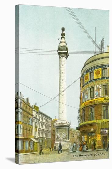 Great Fire Monument, London-null-Stretched Canvas