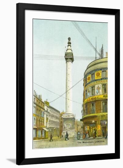 Great Fire Monument, London-null-Framed Art Print