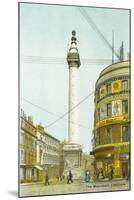 Great Fire Monument, London-null-Mounted Art Print