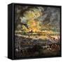 Great Fire of London, 1666-null-Framed Stretched Canvas