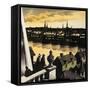 Great Fire of London-Ron Embleton-Framed Stretched Canvas