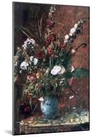 Great Flower Still Life, 1881-Mihaly Munkacsy-Mounted Giclee Print