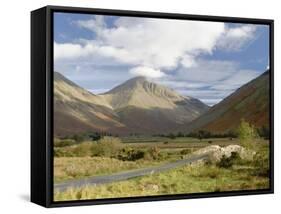 Great Gable, 2949Ft, Wasdale Valley, Lake District National Park, Cumbria, England-James Emmerson-Framed Stretched Canvas