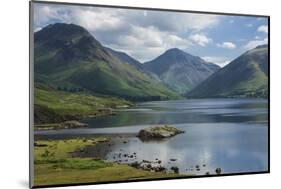 Great Gable, and Yewbarrow, Lake Wastwater, Wasdale, Lake District National Park-James Emmerson-Mounted Photographic Print