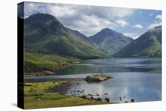 Great Gable, and Yewbarrow, Lake Wastwater, Wasdale, Lake District National Park-James Emmerson-Stretched Canvas