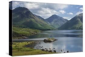 Great Gable, and Yewbarrow, Lake Wastwater, Wasdale, Lake District National Park-James Emmerson-Stretched Canvas