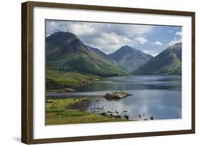 Great Gable, and Yewbarrow, Lake Wastwater, Wasdale, Lake District National Park-James Emmerson-Framed Photographic Print