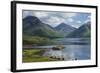 Great Gable, and Yewbarrow, Lake Wastwater, Wasdale, Lake District National Park-James Emmerson-Framed Photographic Print