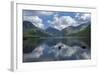 Great Gable, Lingmell, and Yewbarrow, Lake Wastwater, Wasdale-James Emmerson-Framed Photographic Print