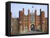 Great Gatehouse, Hampton Court Palace, Greater London, England, United Kingdom, Europe-Peter Barritt-Framed Stretched Canvas