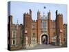 Great Gatehouse, Hampton Court Palace, Greater London, England, United Kingdom, Europe-Peter Barritt-Stretched Canvas