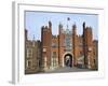 Great Gatehouse, Hampton Court Palace, Greater London, England, United Kingdom, Europe-Peter Barritt-Framed Photographic Print