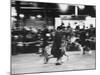Great-Grandmother Pacing Her Irish Wolfhound, During Cruft's Dog Show-null-Mounted Photographic Print