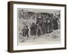 Great Grandmother's Christmas Morning-Herbert Gandy-Framed Giclee Print