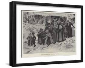 Great Grandmother's Christmas Morning-Herbert Gandy-Framed Giclee Print