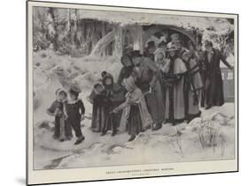 Great Grandmother's Christmas Morning-Herbert Gandy-Mounted Giclee Print