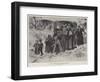 Great Grandmother's Christmas Morning-Herbert Gandy-Framed Giclee Print