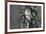 Great Grey Owl (Strix Nebulosa) Peering around Birch Tree, Bergslagen, Sweden, June 2009-Cairns-Framed Photographic Print