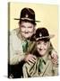 GREAT GUNS, from left: Oliver Hardy, Stan Laurel [aka Laurel and Hardy], 1941.-null-Stretched Canvas