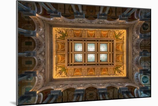 Great Hall Ceiling Library Of Congress-Steve Gadomski-Mounted Photographic Print