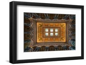 Great Hall Ceiling Library Of Congress-Steve Gadomski-Framed Photographic Print