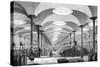 Great Hall in Messrs Marshall's Flax Mill, Leeds, C1880-null-Stretched Canvas