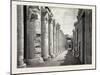 Great Hall of Abydos, Egypt, 1879-null-Mounted Giclee Print