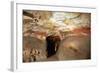 Great Hall of Bulls at Caves of Lascaux-null-Framed Photographic Print