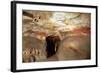 Great Hall of Bulls at Caves of Lascaux-null-Framed Photographic Print