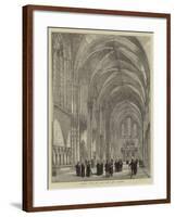Great Hall of the New Law Courts-Henry William Brewer-Framed Giclee Print