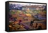 Great Hall of the People, Red Pavilion, Forbidden City, Beijing, China-William Perry-Framed Stretched Canvas