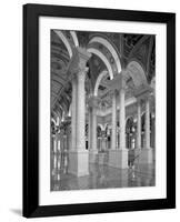 Great Hall, second floor, north. Library of Congress Thomas Jefferson Building, Washington, D.C. - -Carol Highsmith-Framed Art Print