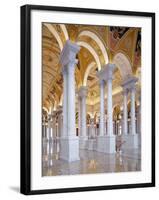 Great Hall, second floor, north. Library of Congress Thomas Jefferson Building, Washington, D.C.-Carol Highsmith-Framed Art Print